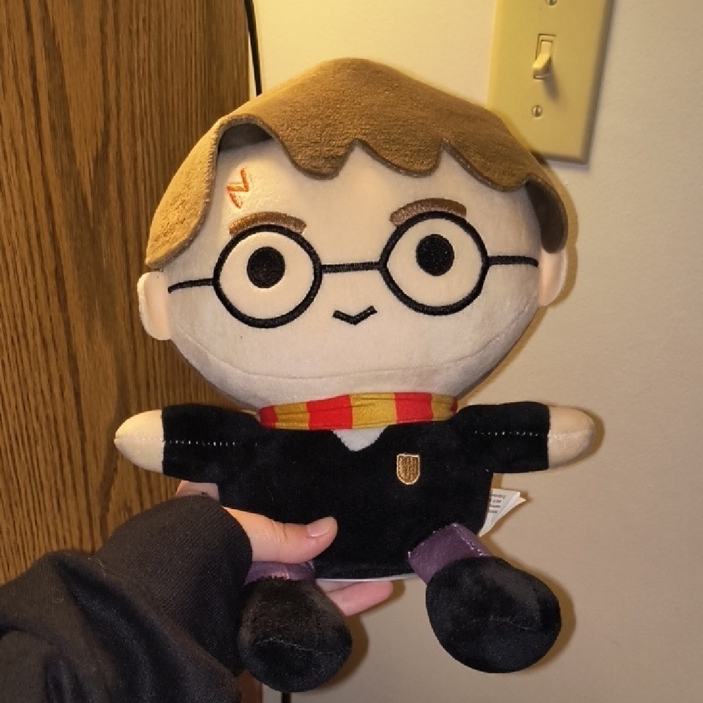 Charming Wizard Plush with Scarf Coin Harry Potter Pillow Piggy Bank